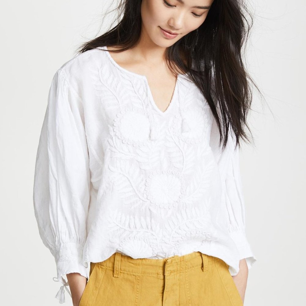 Nili lotan Theia blouse, size small